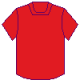 Red/White shirts