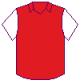 Red/White shirts