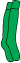 Green plain socks