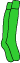 LimeGreen plain socks
