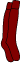 Maroon plain socks