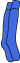 RoyalBlue plain socks