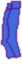 RoyalBlue/White plain socks