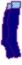 NavyBlue/SkyBlue top socks