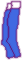 RoyalBlue/White top socks